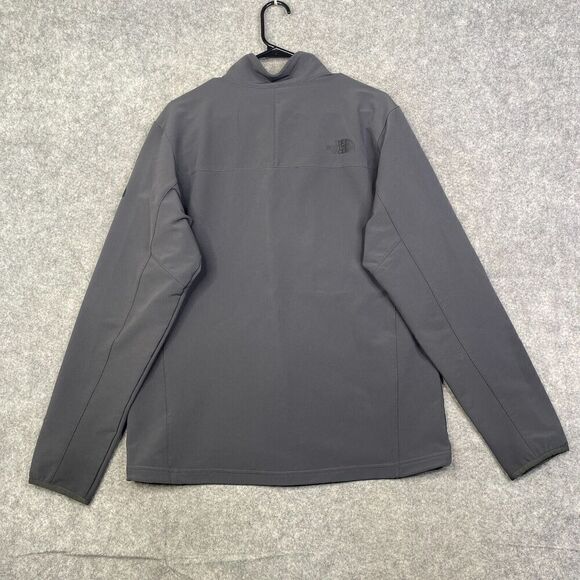 The North Face NF0A3LGV Men's Gray Tech Stretch Soft Shell Jacket M - Picture 8 of 9